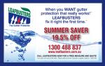 19.5% off gutter protection at leafbusters