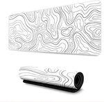 GIGAGO Extra-Large Gaming Mouse Pad Topographic Black and White $8.19 Delivery ($0 with Prime/ $59 Spend) @ Amazon AU (GTG AU)