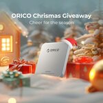 Win 1 of 3 ORICO Magnetic Portable SSD 1TB from ORICO