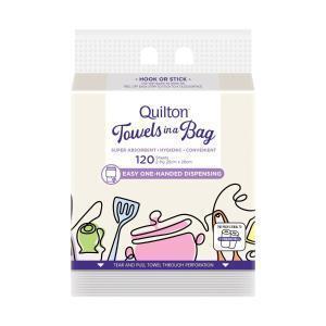 Quilton 2-Ply Paper Towel in a Bag 120 Pack $1.90 (1/2 Price) @ Coles