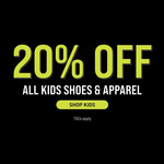 20% off All Kids Shoes & Apparel + $9.95 Delivery ($0 with $100 Order) @ Sportsco