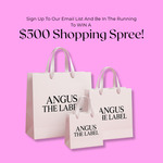 Win a $500 Angus The Label Shopping Spree from Angus The Label