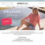 Win a $1,000 Airbnb Gift Card + $1,000 White & Co. Travel Wardrobe from White & Co