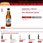 Hoegaarden White 24 X 330ml Bottles $49.94 Delivered; ($43.99 + $5.95 Delivery) Ourcellar.com.au