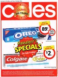 Coles Manager's Specials (Selected QLD Stores) - Oreo 89c Save 90c