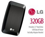 Catch of the Day: LG 320GB 2.5" Portable Hard Drive $99.95 + $7.95 delivery
