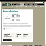 Brooks Brothers Factory Store 60% off at DFO Homebush, NSW