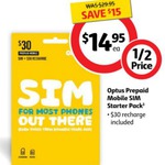 Half Price $30 Optus Sim Starter Pack @ Coles Is Back Again. $14.95