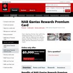 40,000 Qantas FF Points with NAB Premium FF Credit Card 