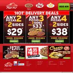 Pizza Hut Delivery 4 Pizzas 4 Sides $38