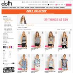 Dotti - 29 Clothing Items at $29 Each Delivered (1 Day Exclusive)