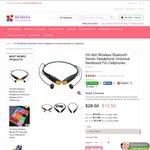 HV-800 Bluetooth Sport Stereo Headset Universal Neckband for Cellphones $12.50 Delivered @Hoto