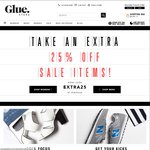 Glue Store - Extra 25% off Sale Items - Free Shipping on Orders > $75