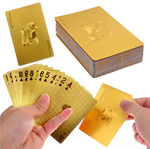 Durable Waterproof 24K Gold Foil Poker Playing Cards - US $7.02 + US $1.79 Shipping @ Beelike.com