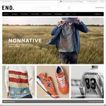 End Clothing (UK) Extra 25% off with Standard 20% off for Non-EU Customers Combined