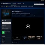 PS4 Game - Project Cars $54.95 @ PlayStation Store AU