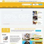 20% off Everything @ Petbarn [Online]