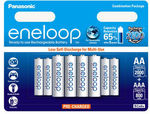 Panasonic Eneloop Rechargeable AA and AAA Battery 8 Pack $29.95 @ Masters