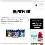 Win a Dulux Wash and Wear Weekend-Makeover Pack [Paint] (Worth $400) from Mindfood