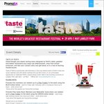 [WA] Taste of Perth - Tickets for Fri 29th - Sun 1st May - $8.90 Inc Bf and Postage @ PromoTix