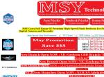 MSY May Promotion