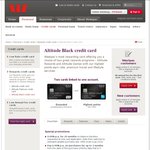 Westpac Altitude Credit Card - $0 1st Year Annual Fee for Existing Customers, 1.25 to 3 Points Per $1 Spent