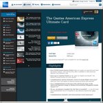 AmEx Qantas Ultimate Card - 50,000 Points + Free Flight - $450 Annual Fee