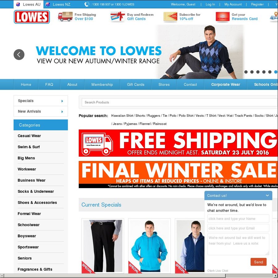 Free Shipping, One Day Only Lowes Online OzBargain