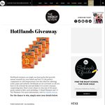 Win 1 of 5 HotHands Packs (Contains 15 Handwarmers, 15 Toe Warmers) from The Weekly Review (VIC)