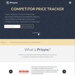 Prisync - Competitor Price Tracking - US$1 for First Month