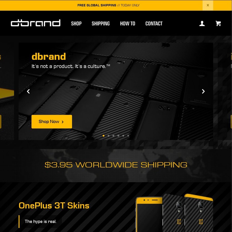 Dbrand Skins Free Global Shipping (Usually US 3.95) OzBargain