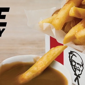kfc large chips gravy 2 50 national ozbargain