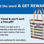 Free Oversize Luxury Cooler Bag when you Sign Up to Membership ($60) with Existing Costco Member