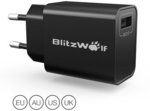 BlitzWolf BW-S9 18W QC 3.0 USB Charger (AU Plug Available) with 2.4A 1m Micro-USB Cable - AUD $12.15/USD$8.99 @ Banggood