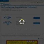 Sydney - Manila Return $333.74 from Cebu Pacific (Sept-Dec)
