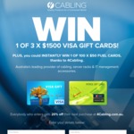 Win 1 of 3 $1500 VISA Cards or 1 of 100 $50 Caltex Fuel Vouchers from 4Cabling