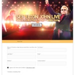 Win 1 of 15 Double Passes to Elton John Concert in Cairns on 30 Sept (No Travel)