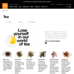 T2 Tea - Take 10% off Storewide (Online) $12 Shipping or Free Ship over $70