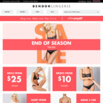 50% off Everything @ Bendon Lingerie