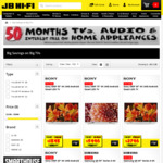 JB HI-Fi TV SALE   up to $600 off 