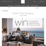 Win a King Cloud III Leather Recliner Lounge Worth $8,945 from King Living