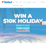 Win 1 of 7 $10,000 Hello World Vouchers [Purchase 2x Participating Products at United Petroleum]
