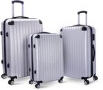 Milano Premium 3pc ABS Luggage Suitcase Hard Case Shockproof Travel Set $99.95 Delivered @ Grouptwo Warehouse eBay