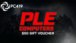 Win a $50 PLE Gift Card from PC419