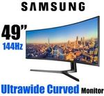 Samsung 49" Curved 32:9 VA Ultrawide 144hz 5ms HDMI DP USB-C LC49J890DKEXXY $959.20 Delivered @ OLC Direct eBay