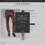Up to 75% Off: 70%-50% Wool Pants $37.25 , Pure Wool or Wool Cotton Blend Knits for $29.70 (+$10 Shipping) @ Jack London 