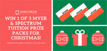 Win 1 of 3 Myer & Spectrum Tuition Gift Card Packs This Christmas [VIC]