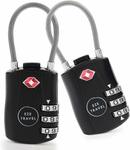 Travel Lock - TSA Approved Luggage Locks (2 PACK) - $12.70 + Delivery ($0 with Prime/ $39 Spend) @ Eze Travel Amazon AU