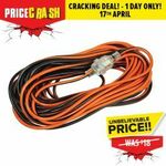 25m 10amp Extension Cord $9.95 / 4-Way Powerboard $29.95 + Delivery ($0 C&C/ $99 Spend) @ Total Tools