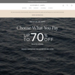 Up to 70% off in Assembly Label Choose What You Pay Deal